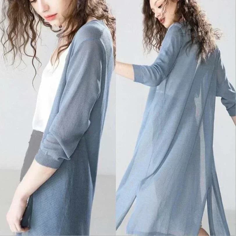 Longline Knit Cardigan