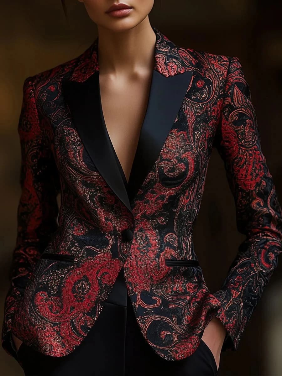 Vintage Floral Chic Jacket