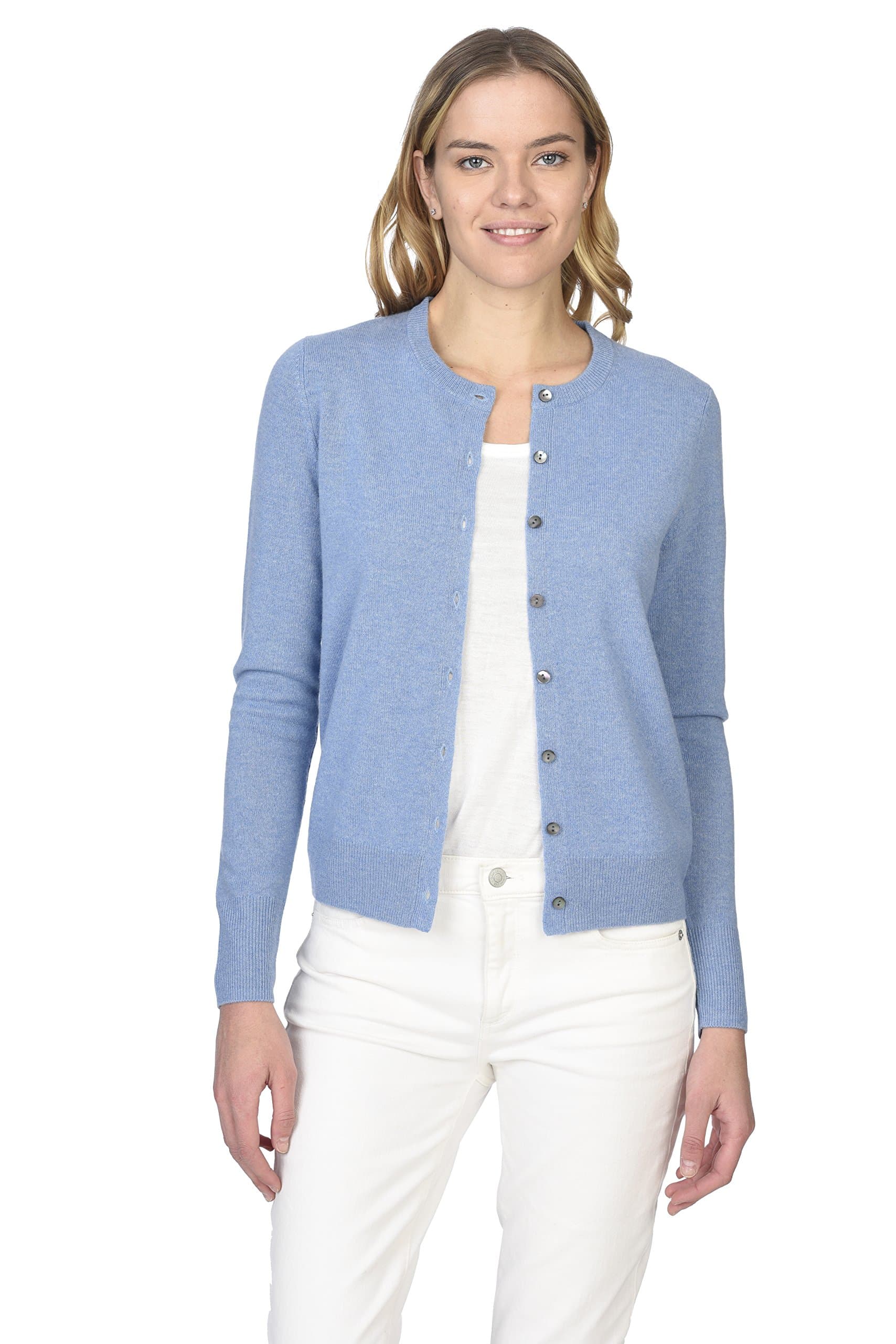 State Cashmere Button Cardigan