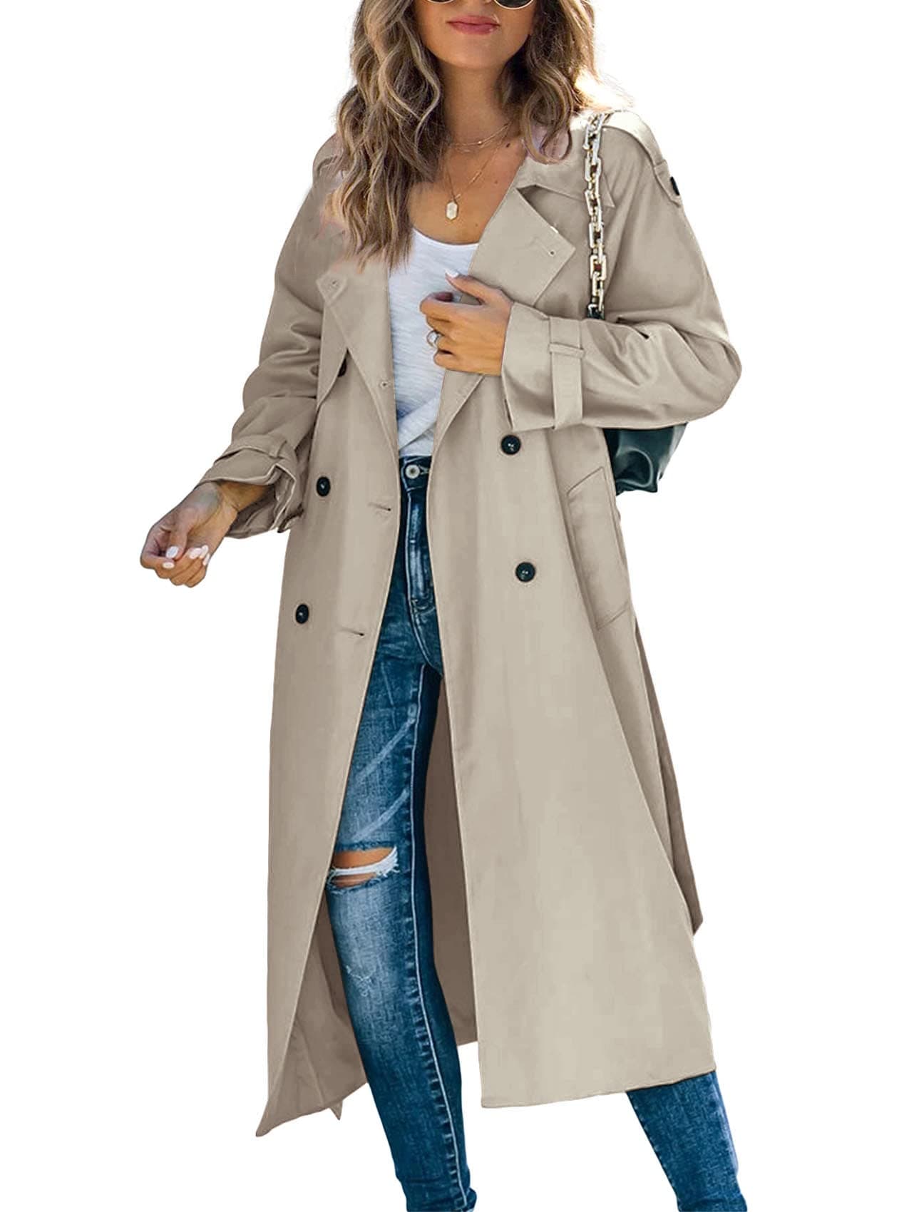 Long Belted Trench