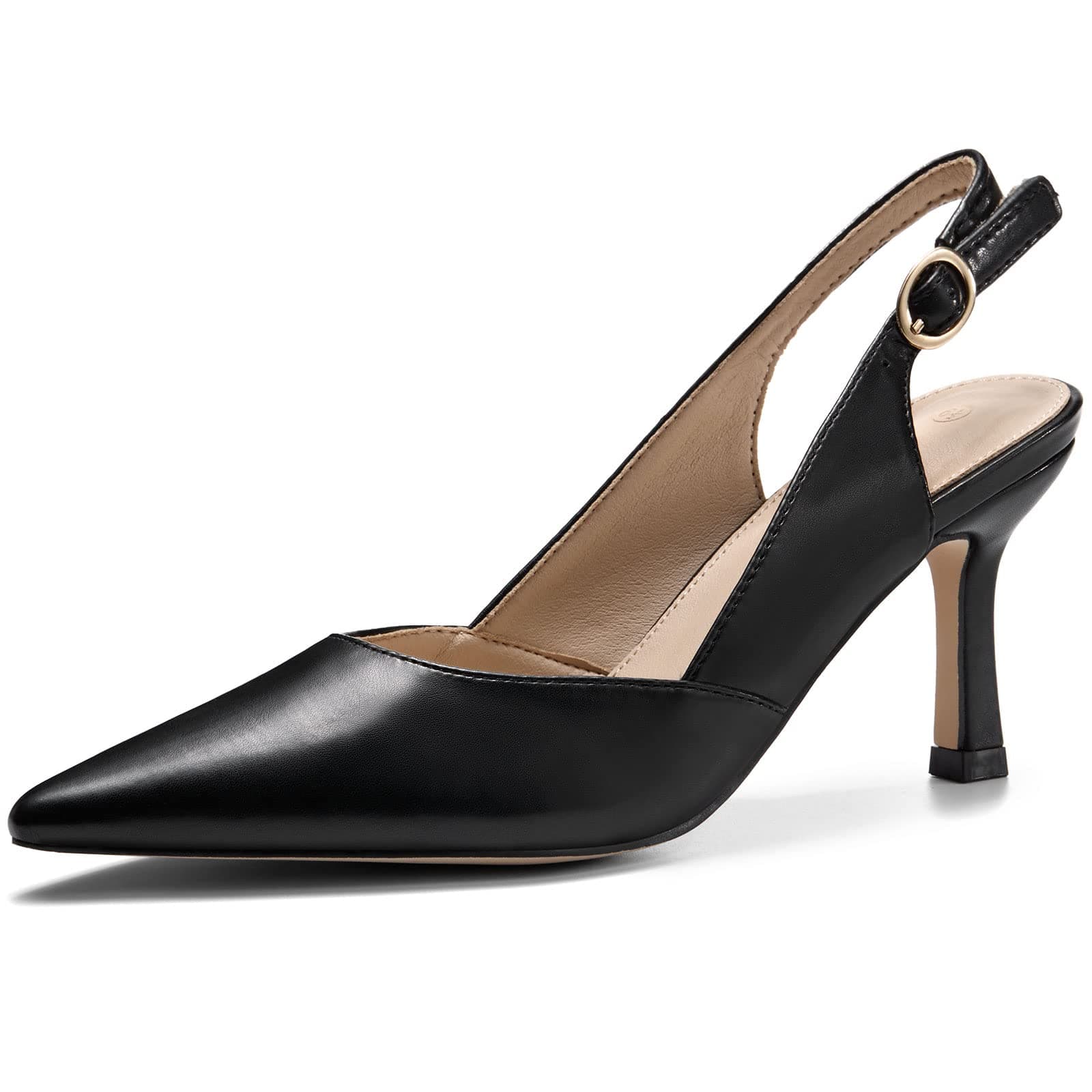 Slingback Kitten Heels
