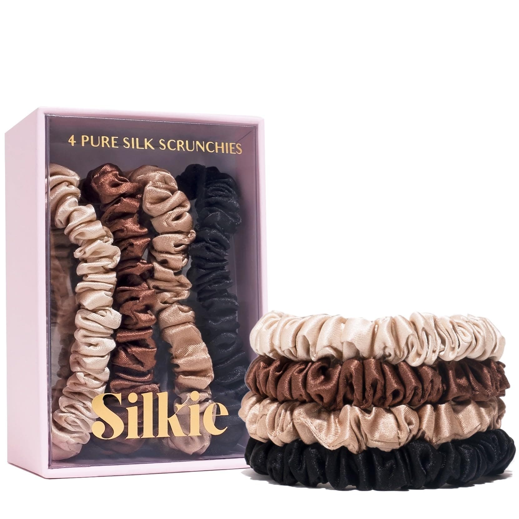 Mulberry Silk Scrunchies