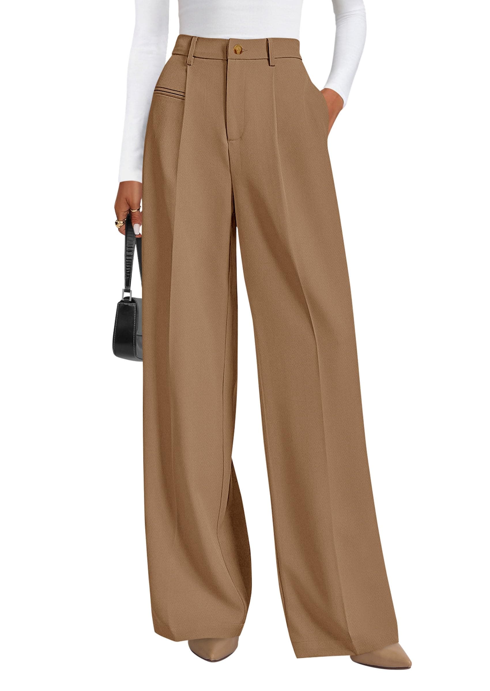 Wide-Leg Palazzo Trousers